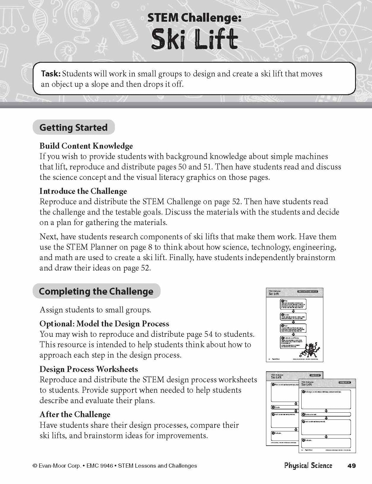 STEM Lessons and Challenges, Grade 6 Teacher Resource