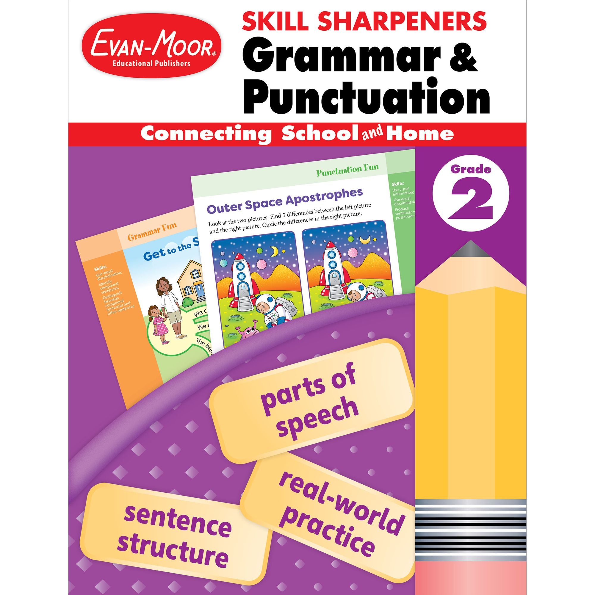 Skill Sharpeners: Grammar And Punctuation, Grade 2