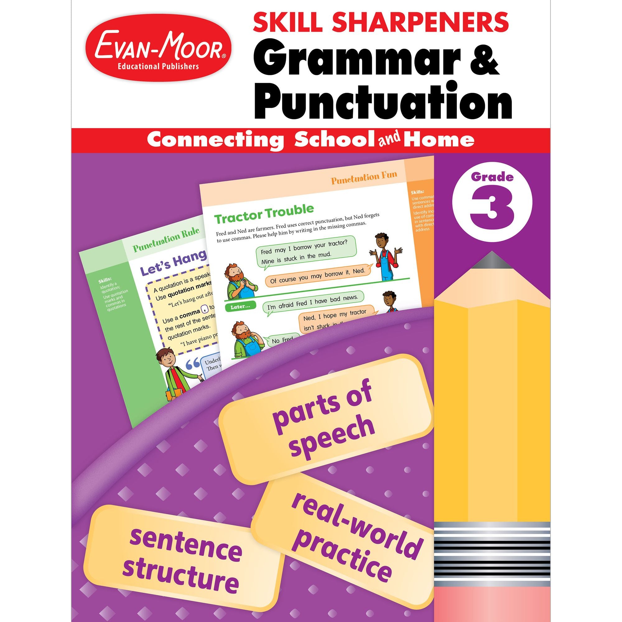 Skill Sharpeners: Grammar And Punctuation, Grade 3