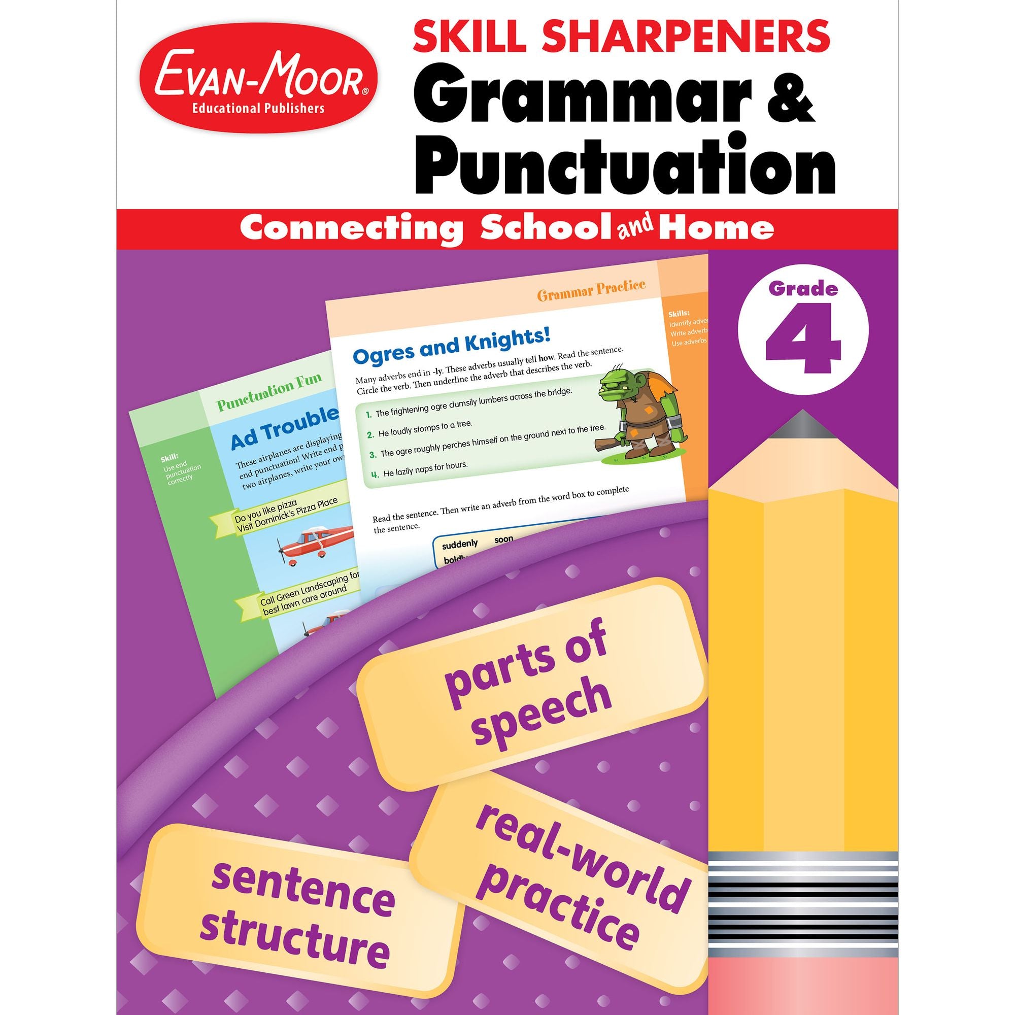 Skill Sharpeners: Grammar And Punctuation, Grade 4