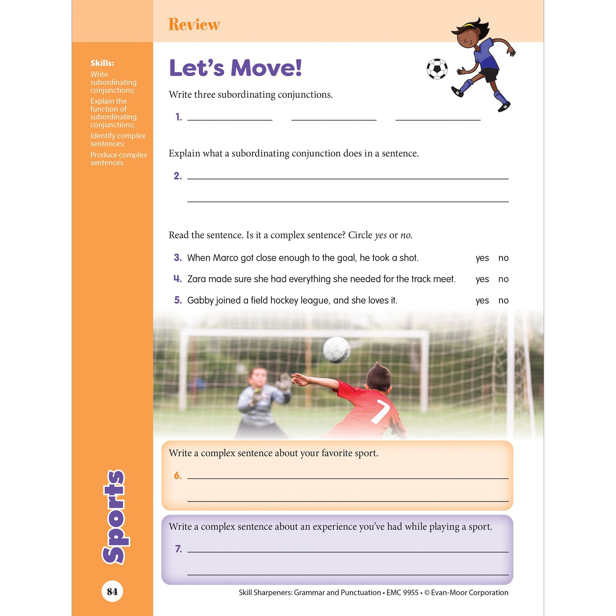 Skill Sharpeners: Grammar And Punctuation, Grade 5