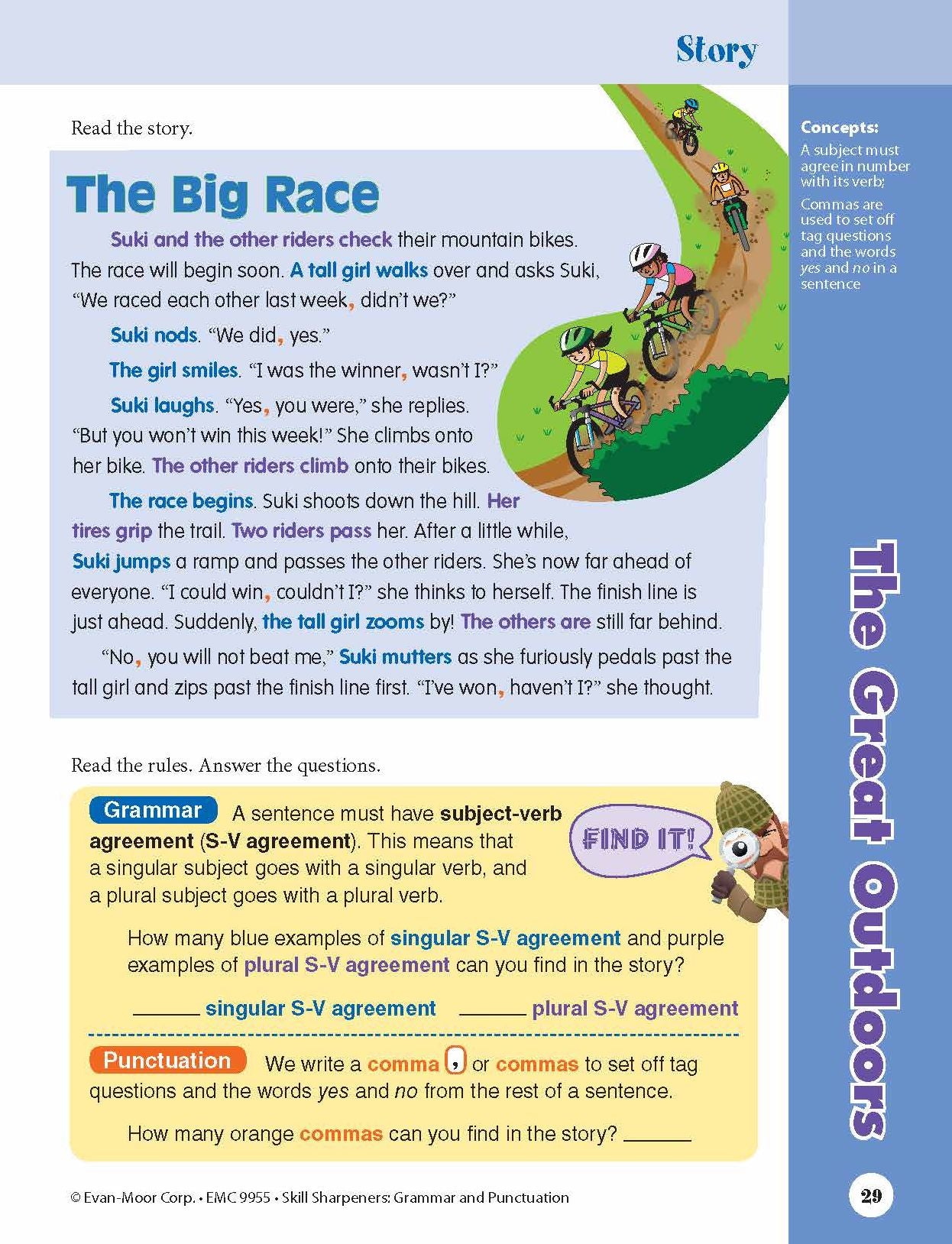 Skill Sharpeners: Grammar And Punctuation, Grade 5