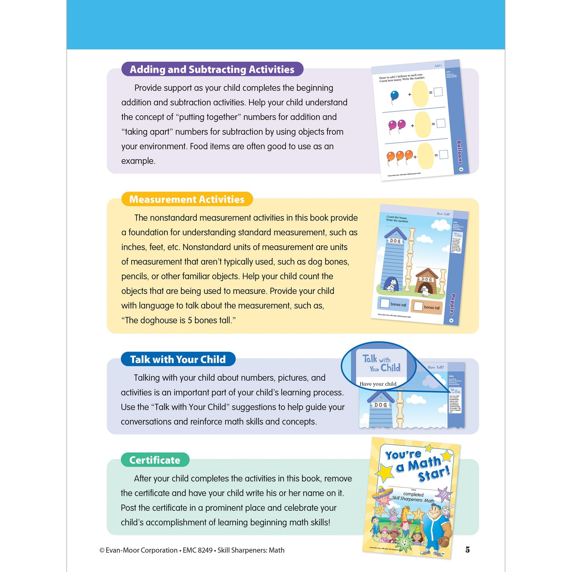 Skill Sharpeners: Math, Grade Prek