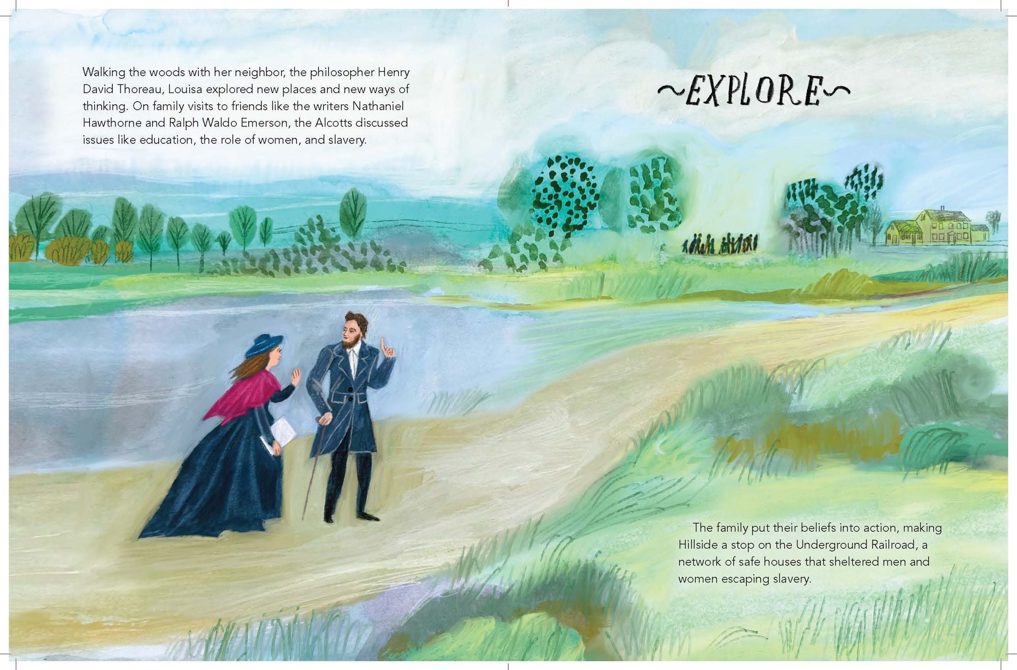 Louisa Learns to Write: Louisa May Alcott Creates Little Women