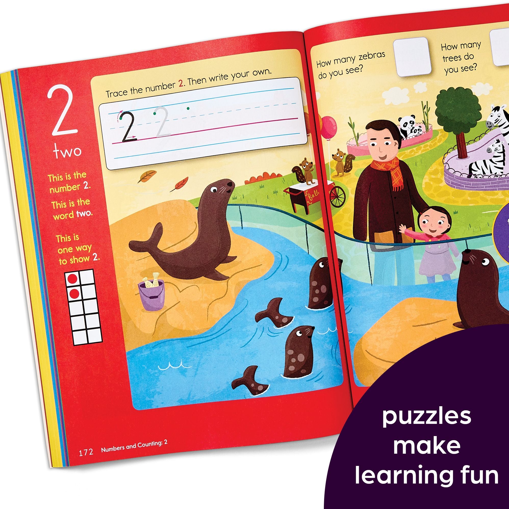 Preschool Big Fun Workbook: Preschool Learning Workbook with Over 250 Practice Games and Puzzles for PreK Math, Writing, Shapes and More Activities