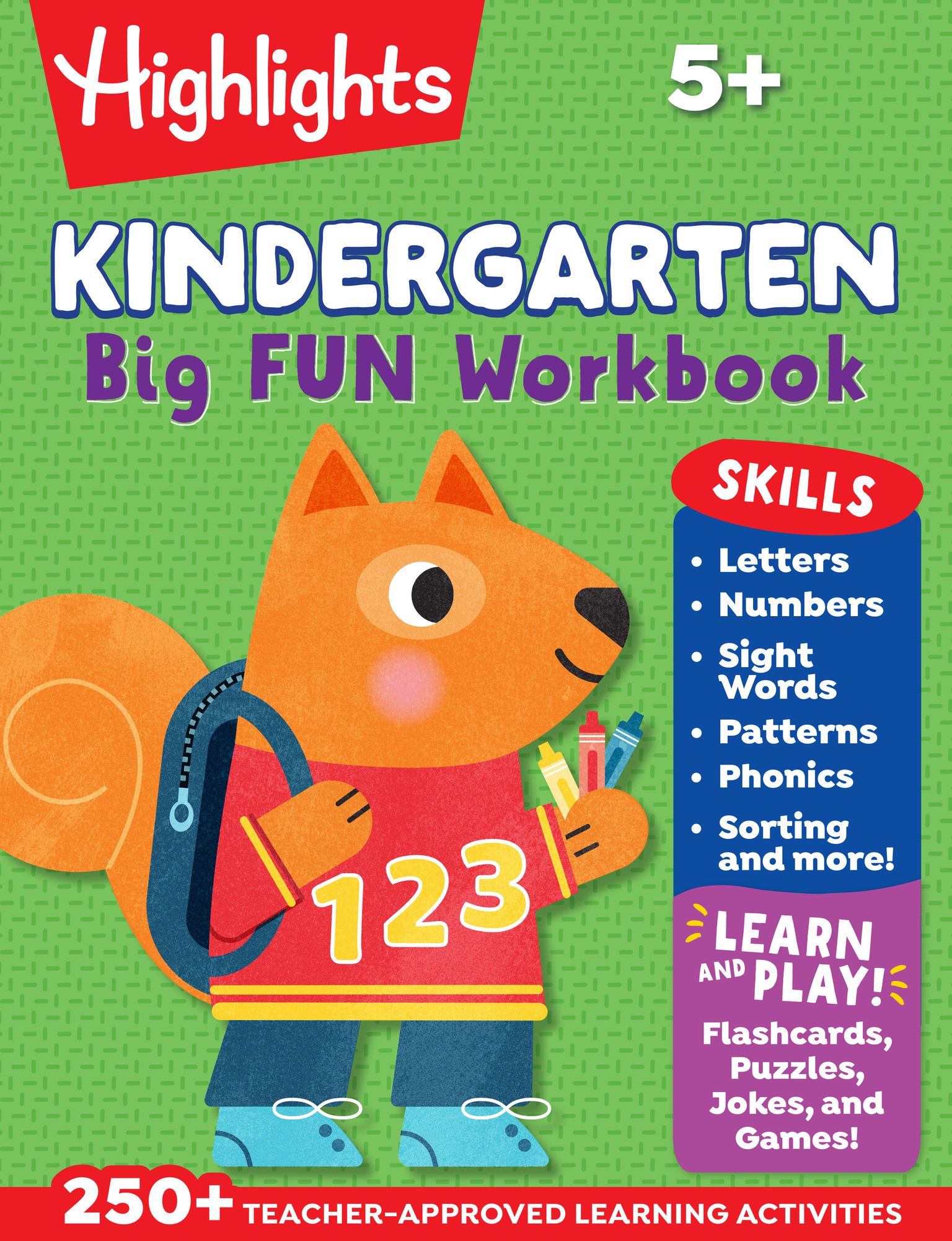 Kindergarten Big Fun Workbook: Prep Workbook with Kindergarten Learning Activities Featuring Tracing Worksheets, Alphabet Practice, Math Activities and Puzzles