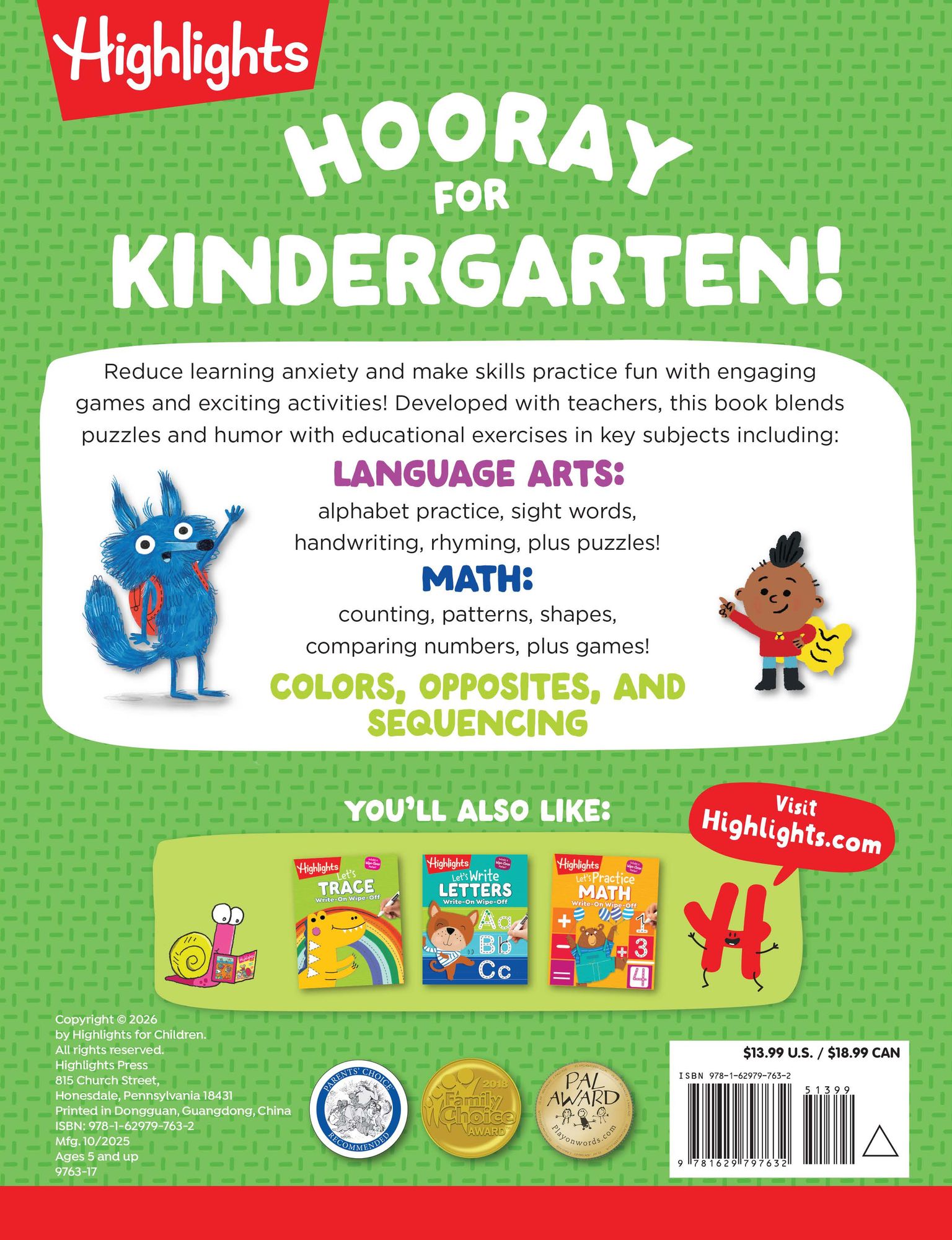 Kindergarten Big Fun Workbook: Prep Workbook with Kindergarten Learning Activities Featuring Tracing Worksheets, Alphabet Practice, Math Activities and Puzzles