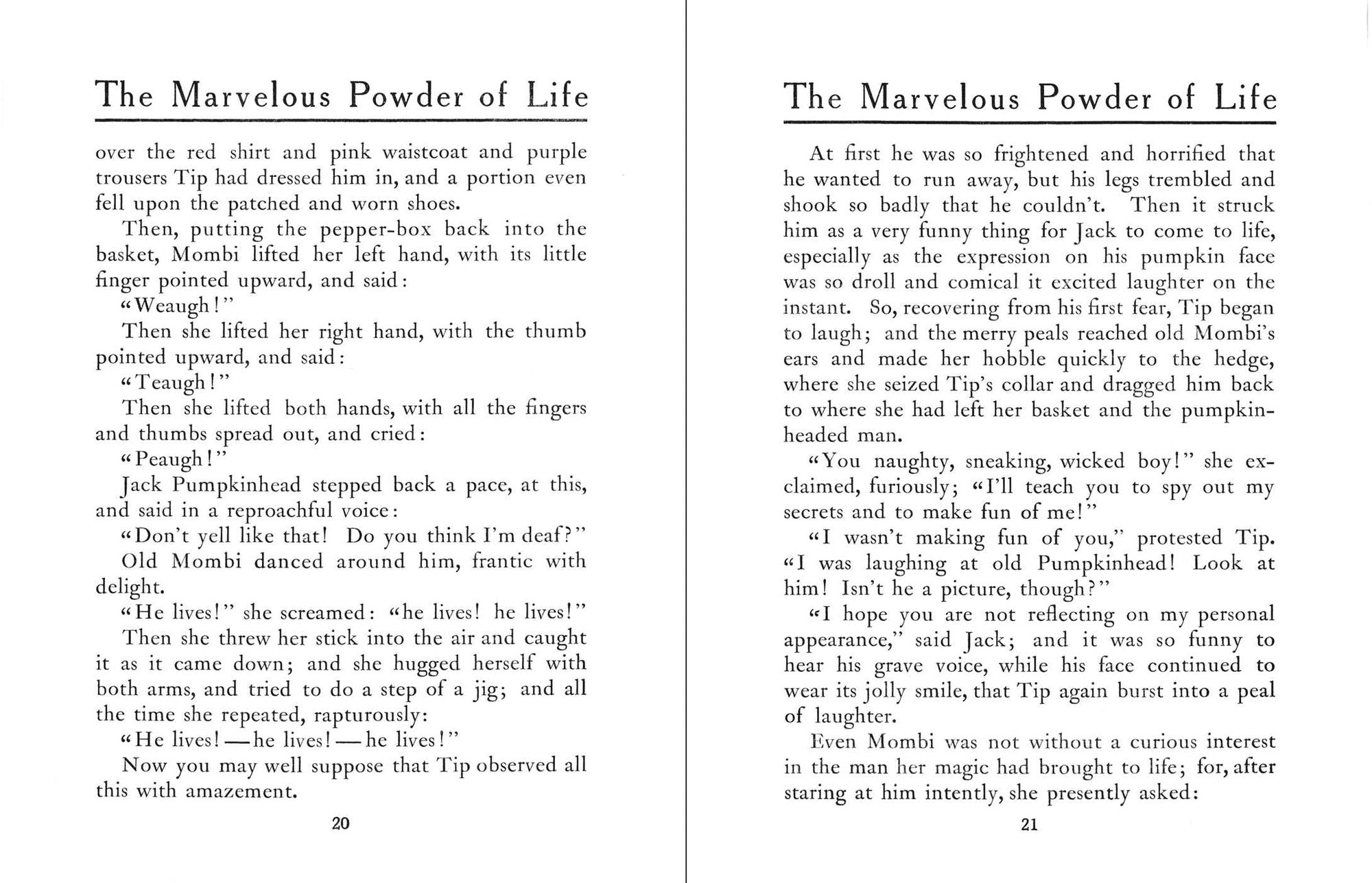 The Marvelous Land of Oz (Oz Series #2)