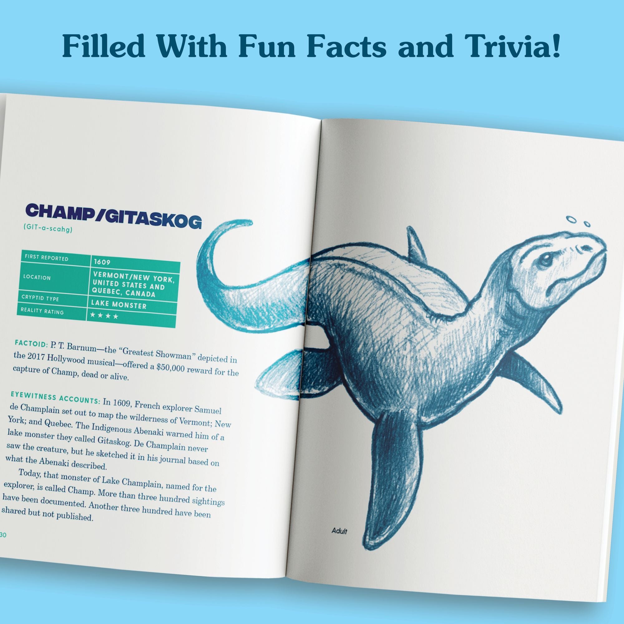 Cryptid Sea Monsters: A Field Guide to 50 Fascinating Beasts