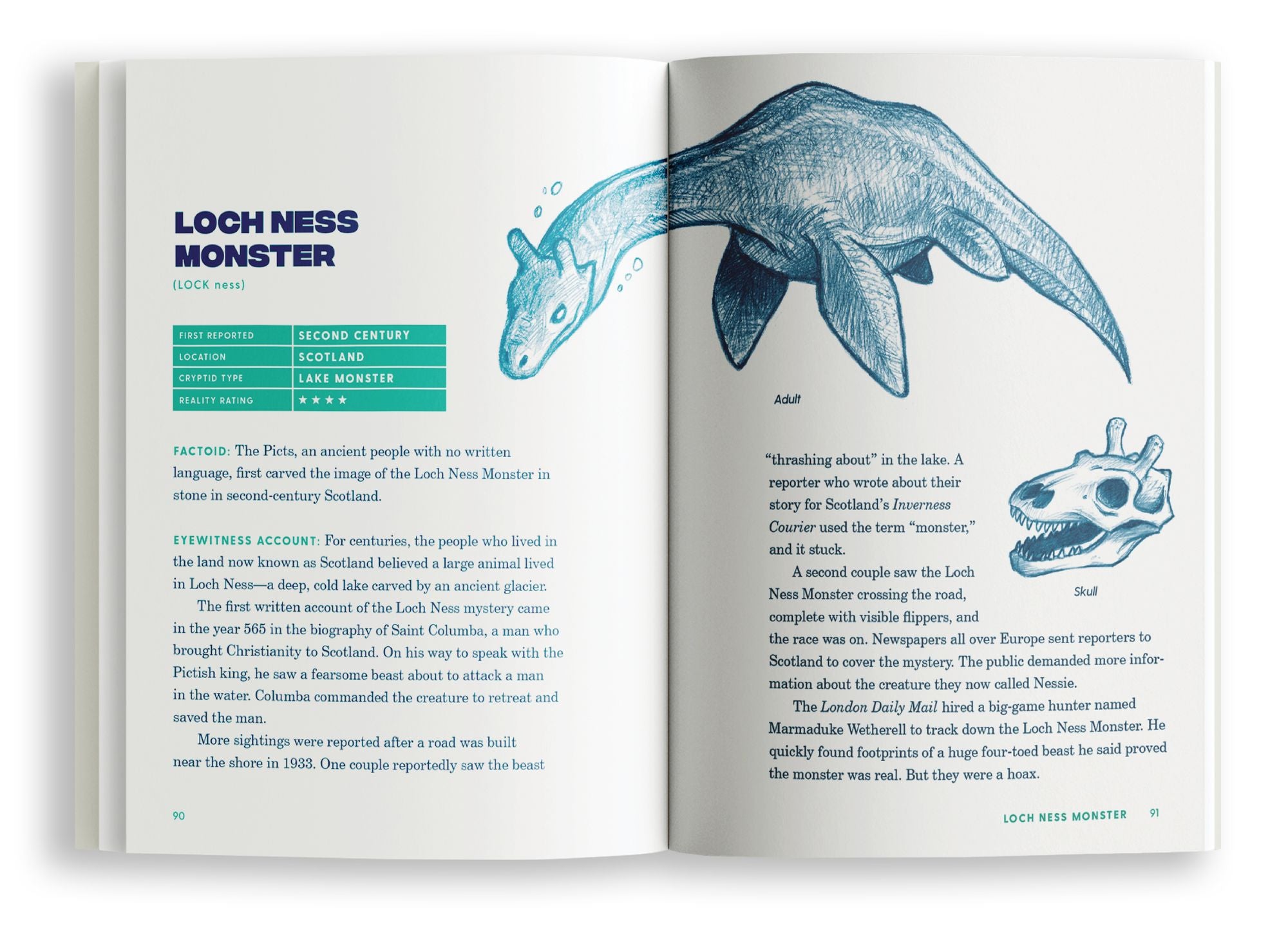Cryptid Sea Monsters: A Field Guide to 50 Fascinating Beasts