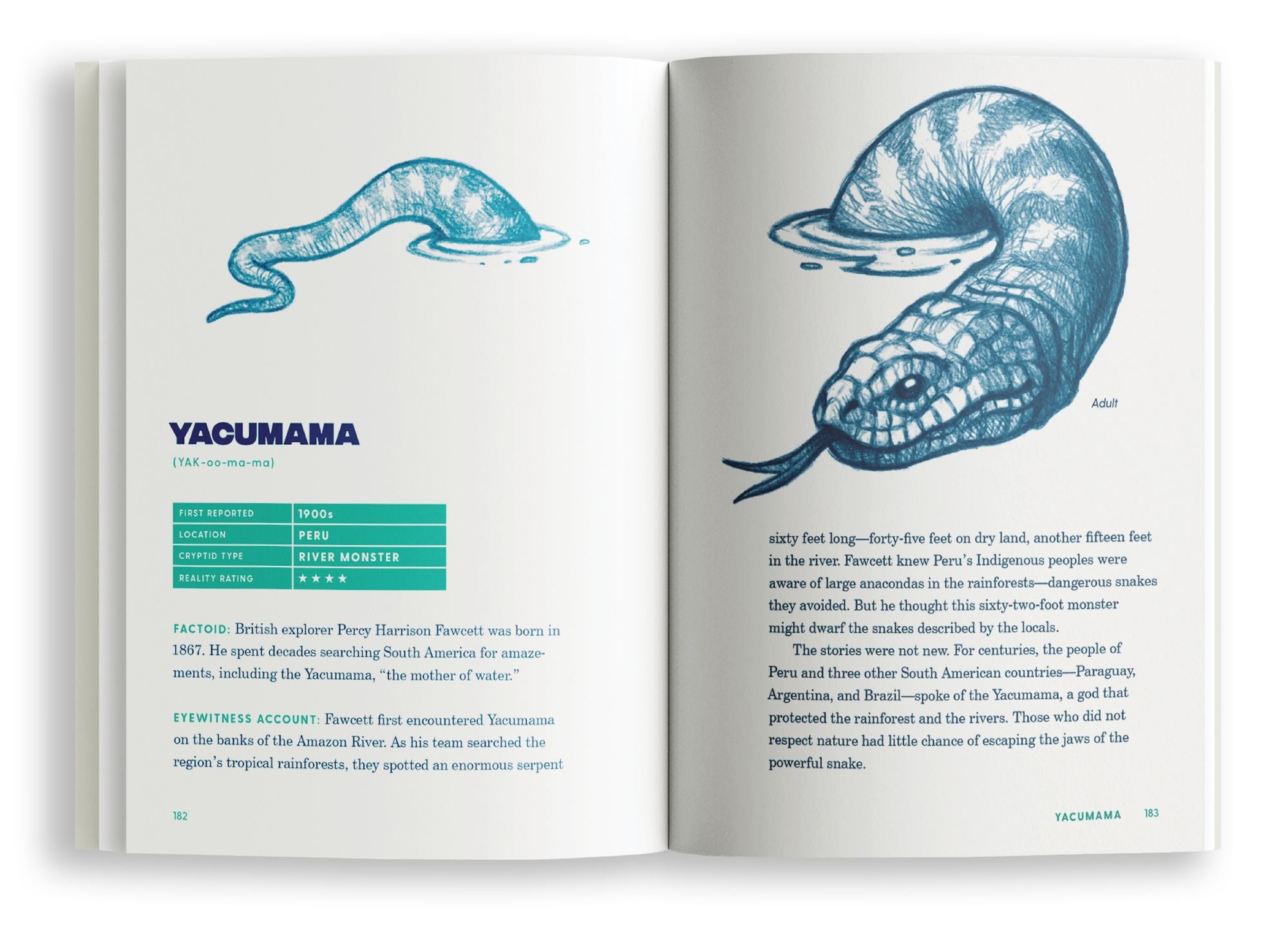 Cryptid Sea Monsters: A Field Guide to 50 Fascinating Beasts