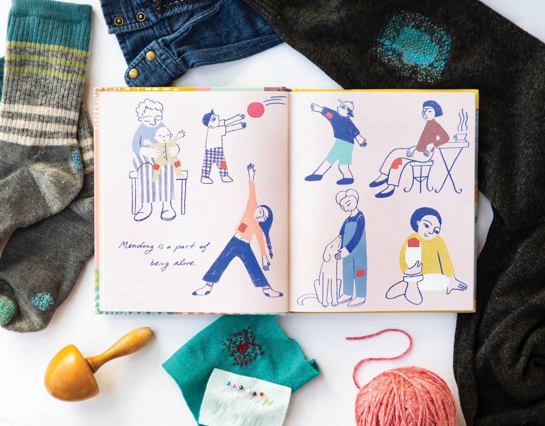 Mending Life: A Handbook for Repairing Clothes and Hearts (and Patching to Practice Sustainable Fashion and Fix the Clothes You Love)