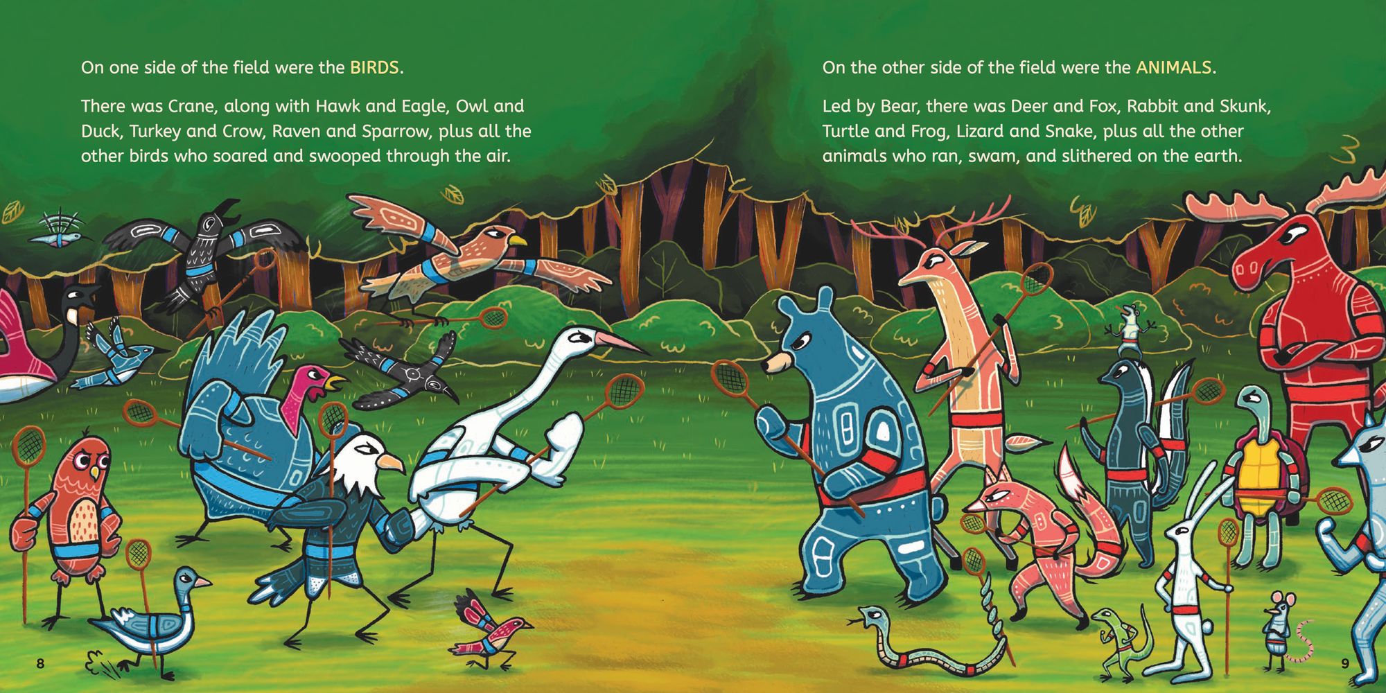 The Great Ball Game: How Bat Settles the Rivalry between the Animals and the Birds; A Circle Round Book