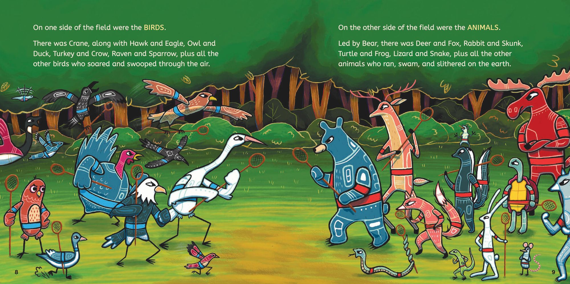 The Great Ball Game: How Bat Settles the Rivalry between the Animals and the Birds; A Circle Round Book