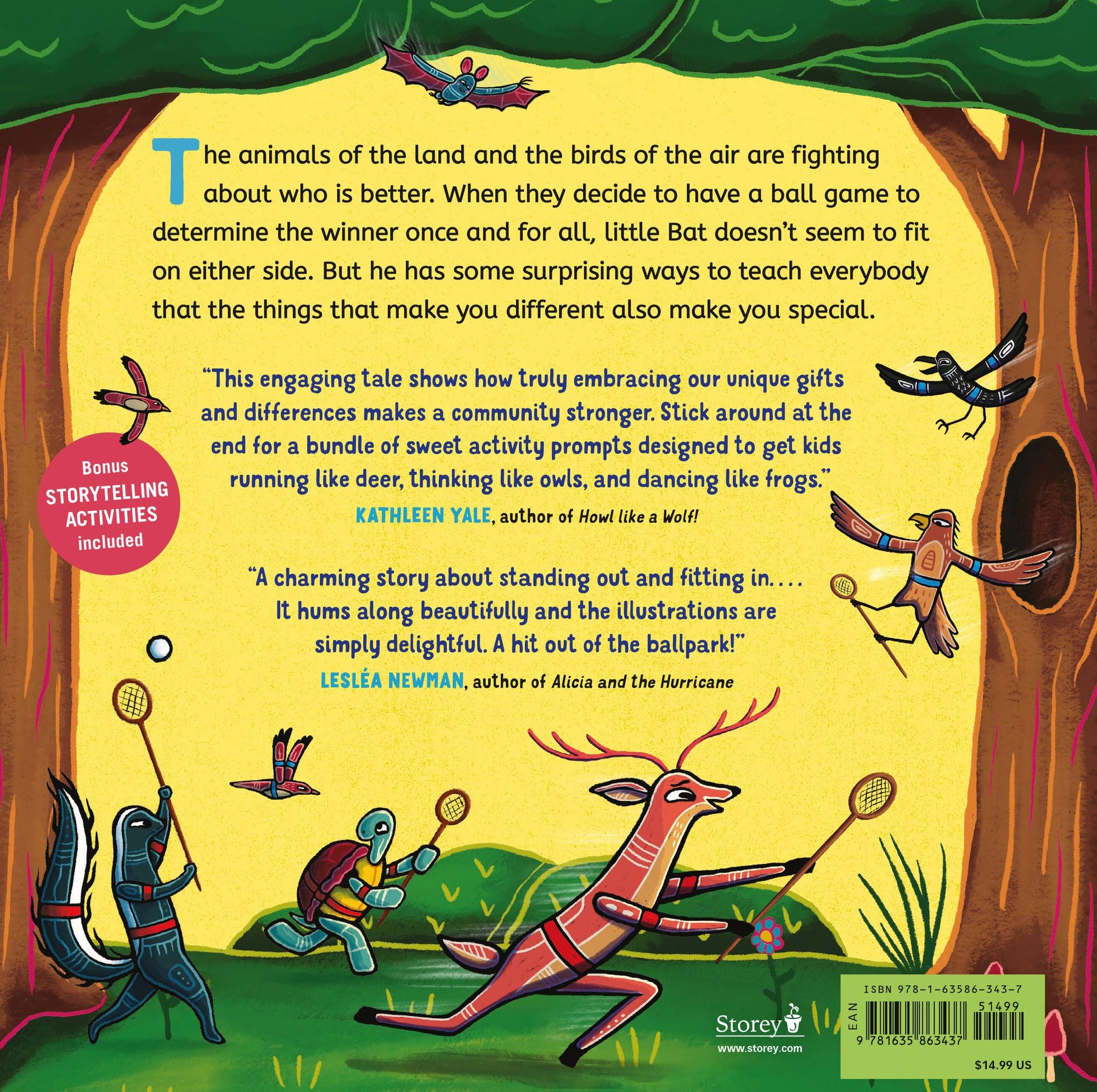 The Great Ball Game: How Bat Settles the Rivalry between the Animals and the Birds; A Circle Round Book