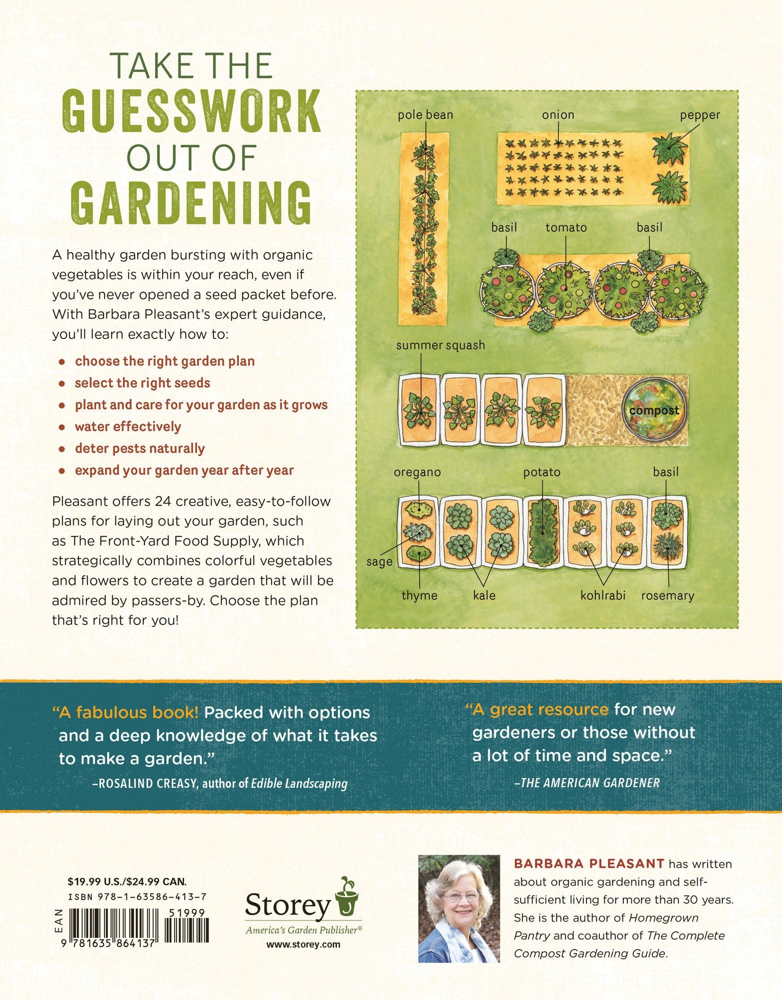 Starter Vegetable Gardens, 2nd Edition: 24 No-Fail Plans for Small Organic Gardens