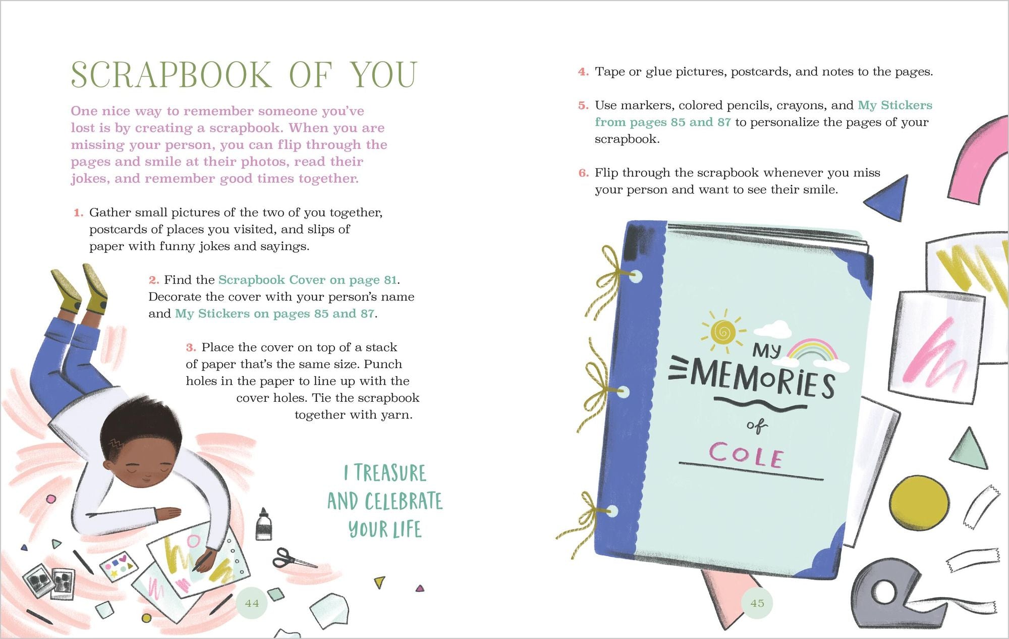 My Grief Comfort Book: Creative Activities to Help Kids Cope with Loss and Keep Memories Alive