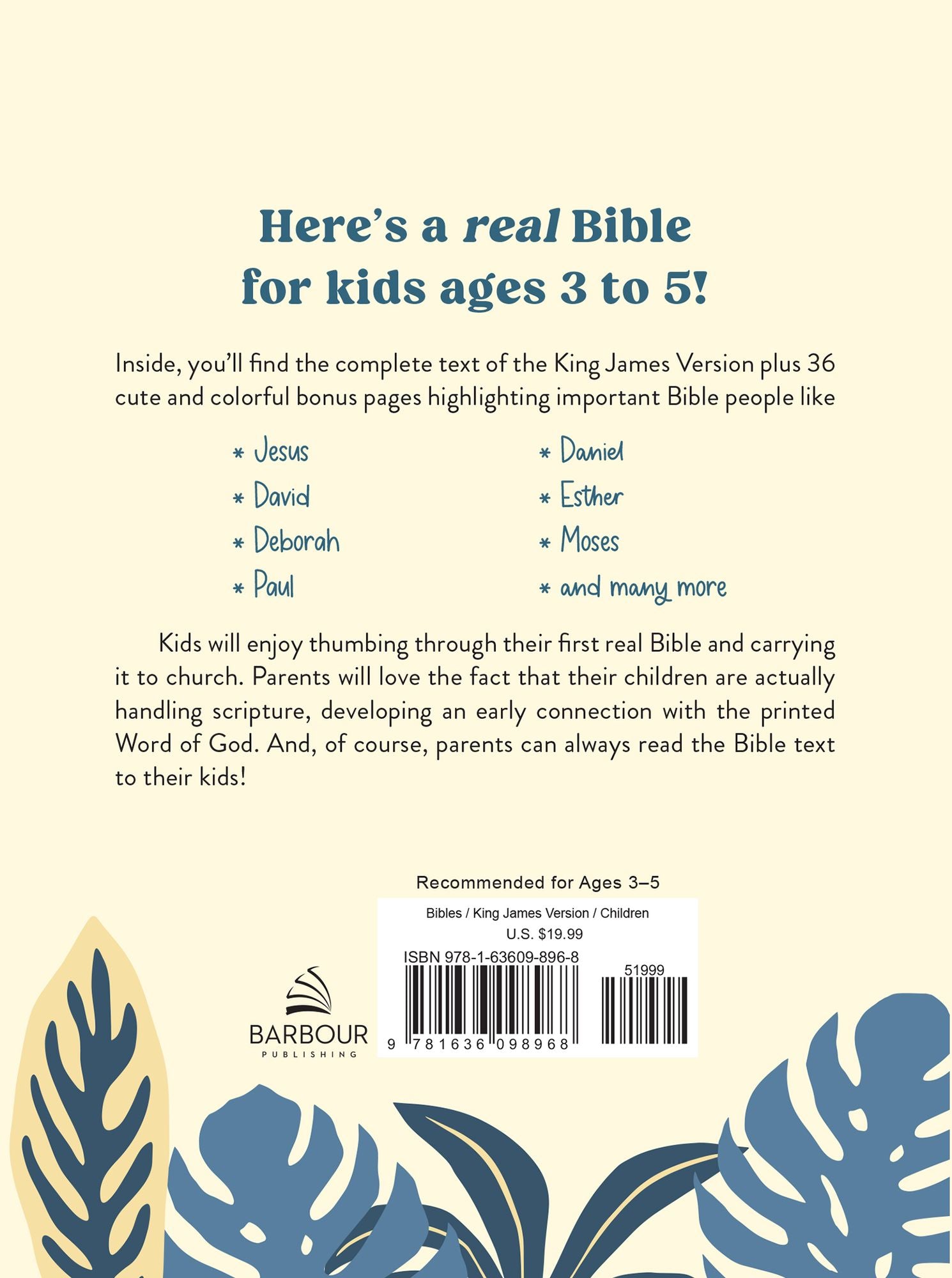 My First Real Bible (boys' cover): King James Version