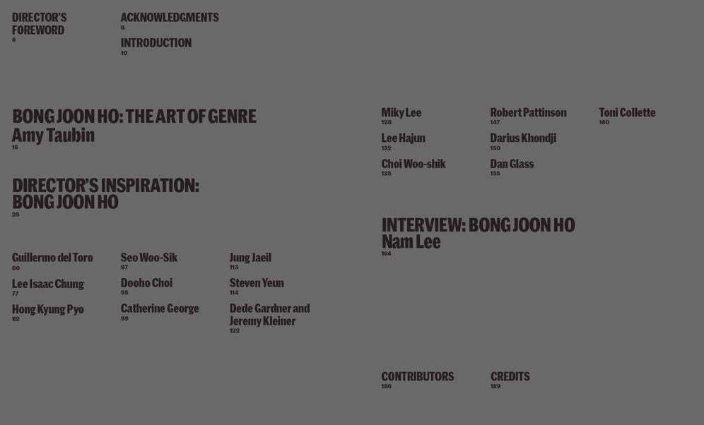 Bong Joon Ho: Director's Inspiration