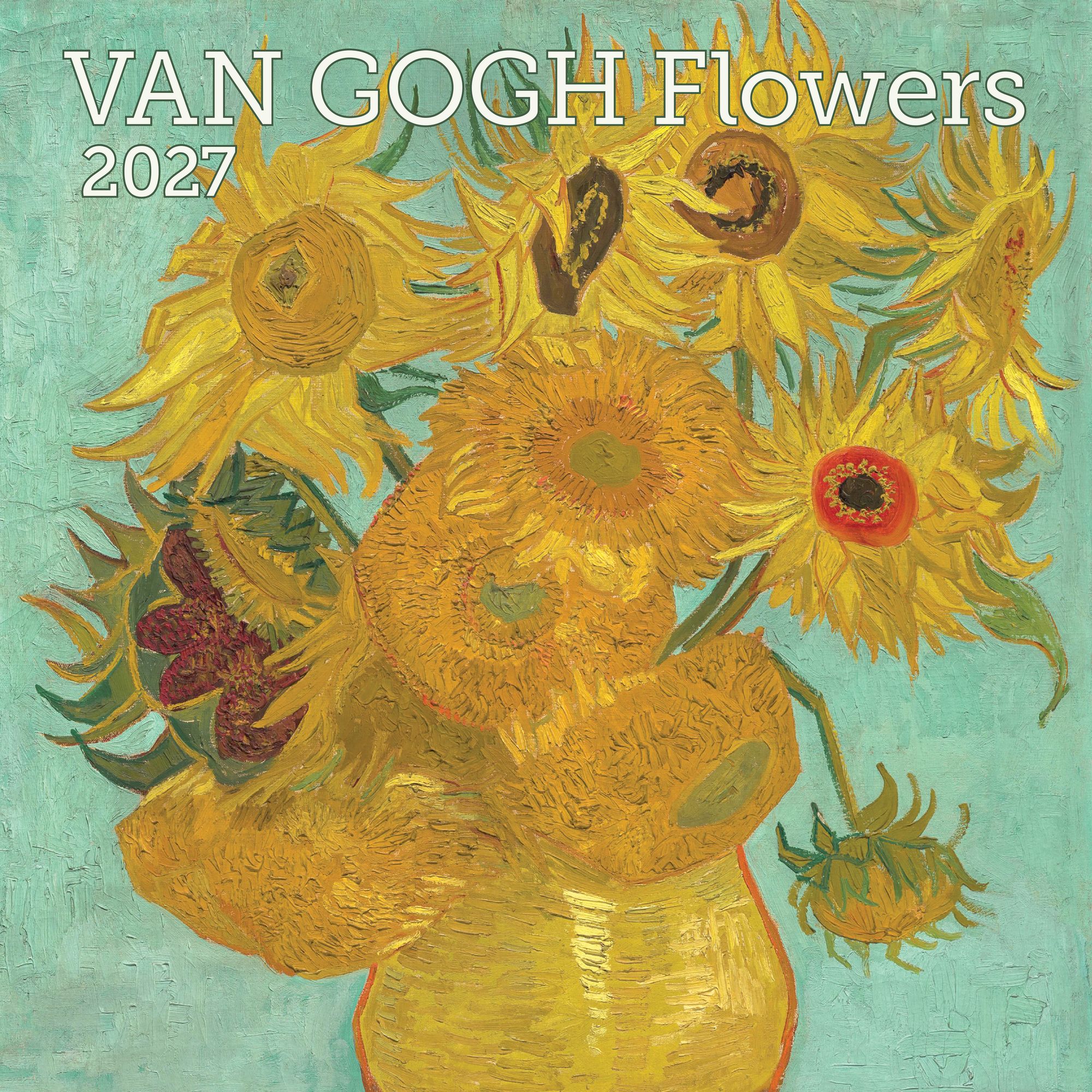 2027 Van Gogh Flowers Wall Calendar