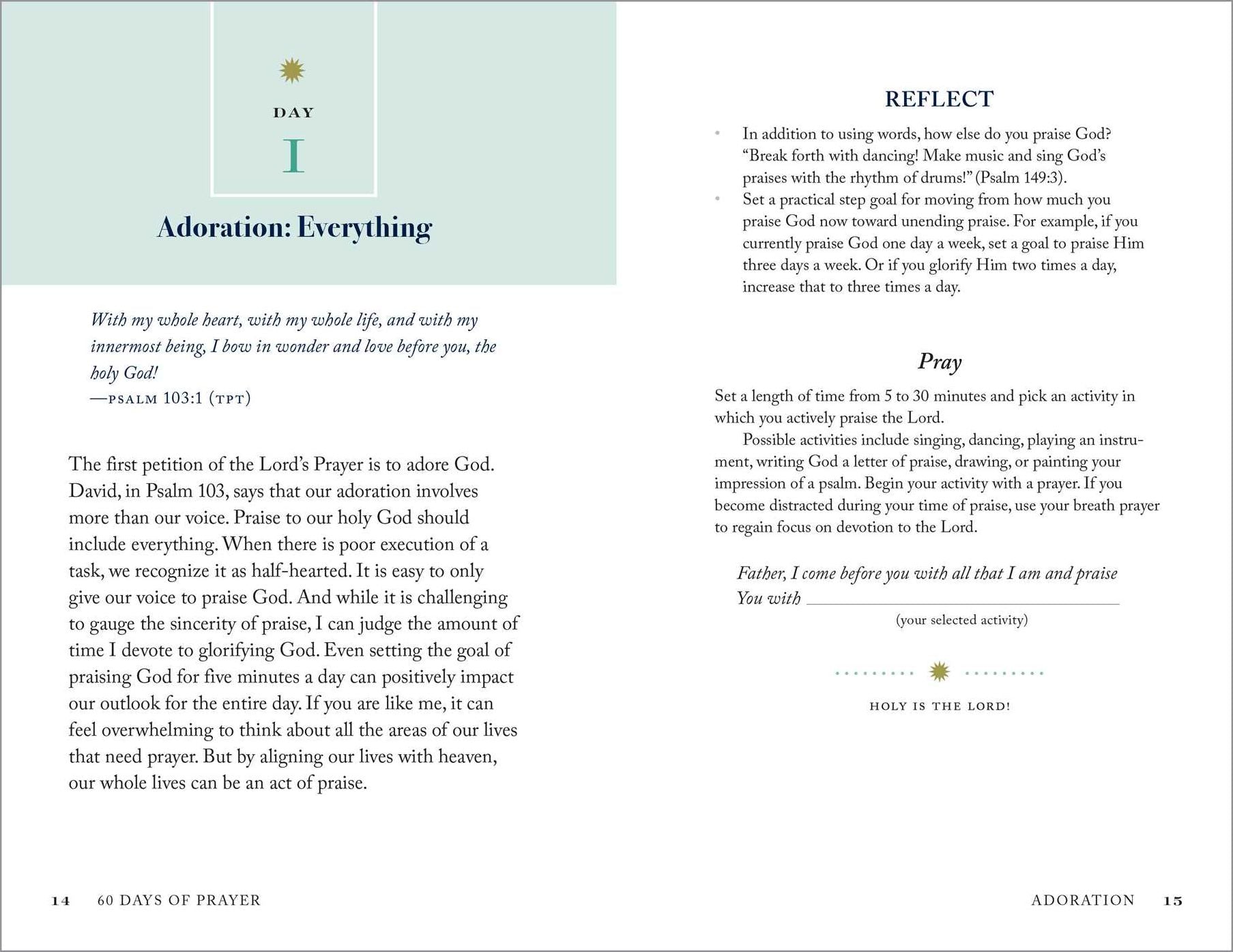 60 Days of Prayer: An Inspirational Guide for Praying with Purpose