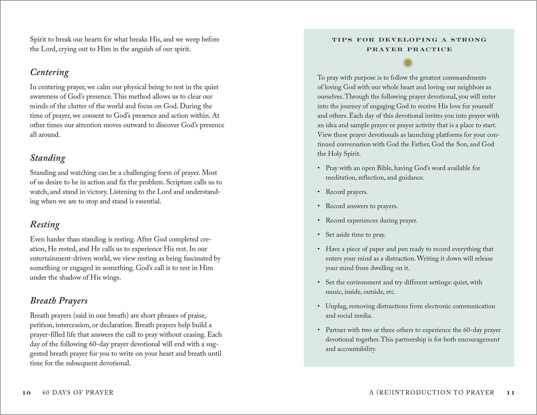 60 Days of Prayer: An Inspirational Guide for Praying with Purpose