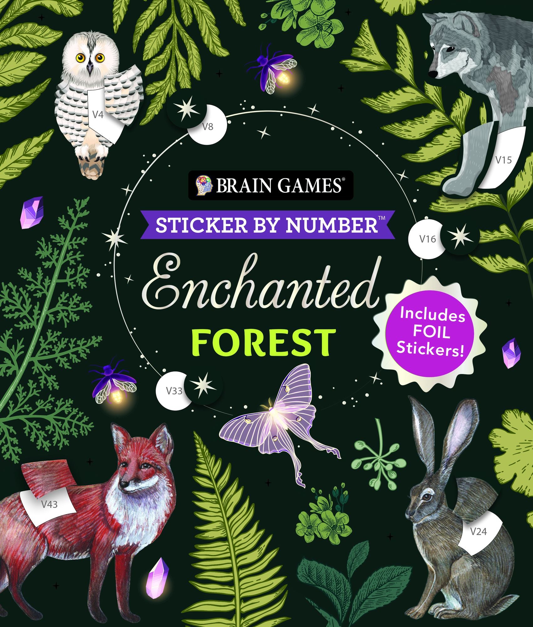 Sticker By Number Enchanted Forest