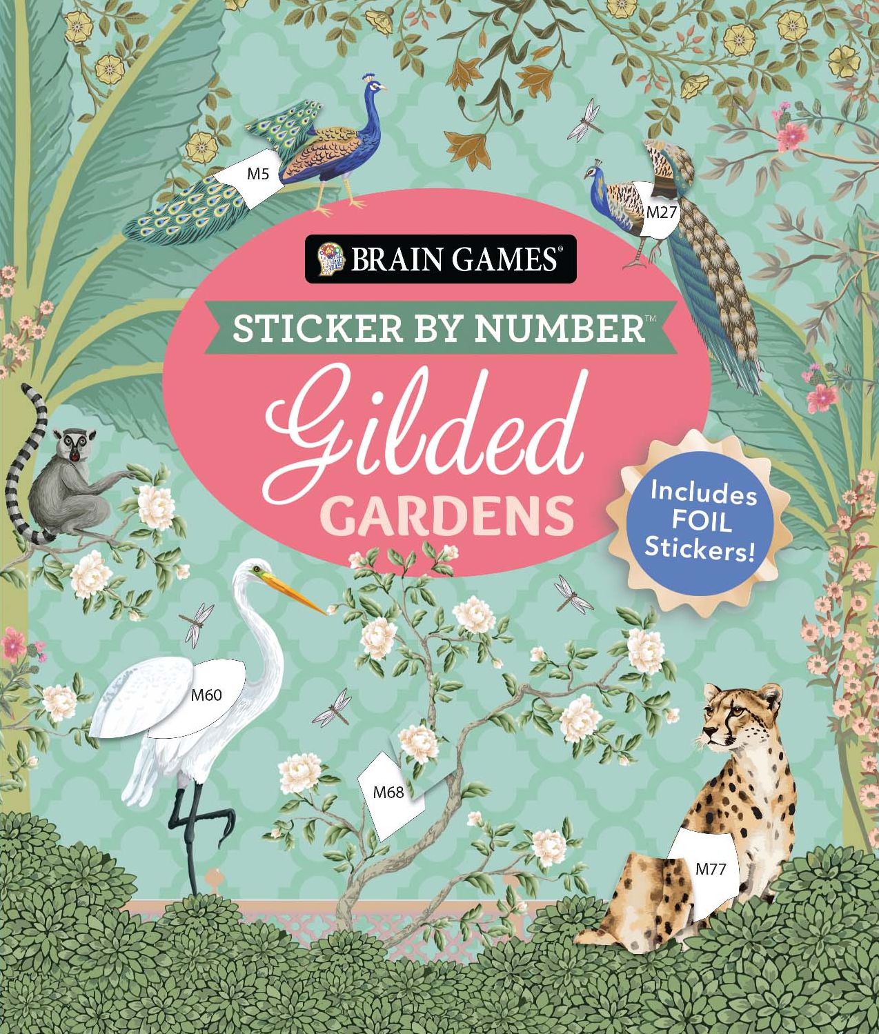 Sticker By Number Gilded Gardens