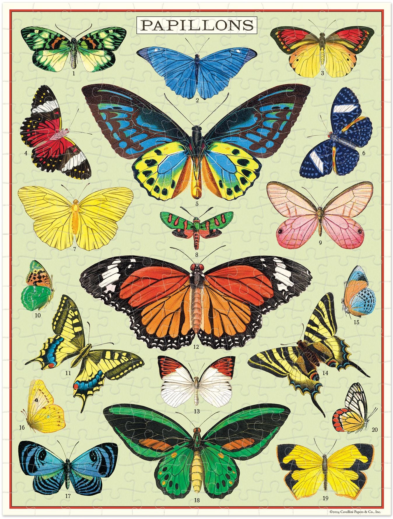 Butterflies 240 Piece Mini Puzzle