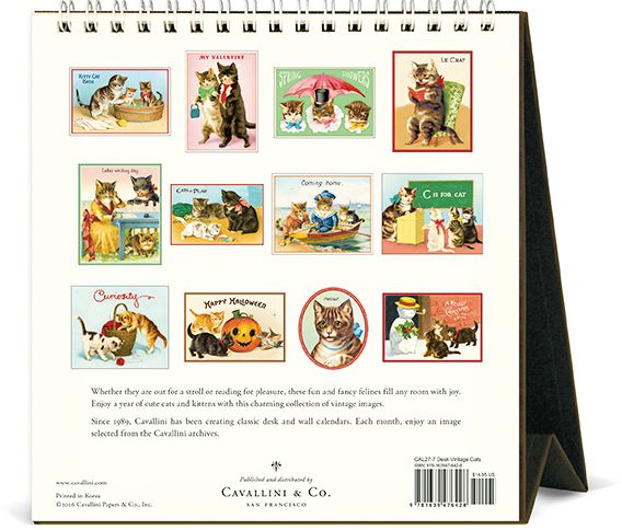 2027 Cats Desk Calendar