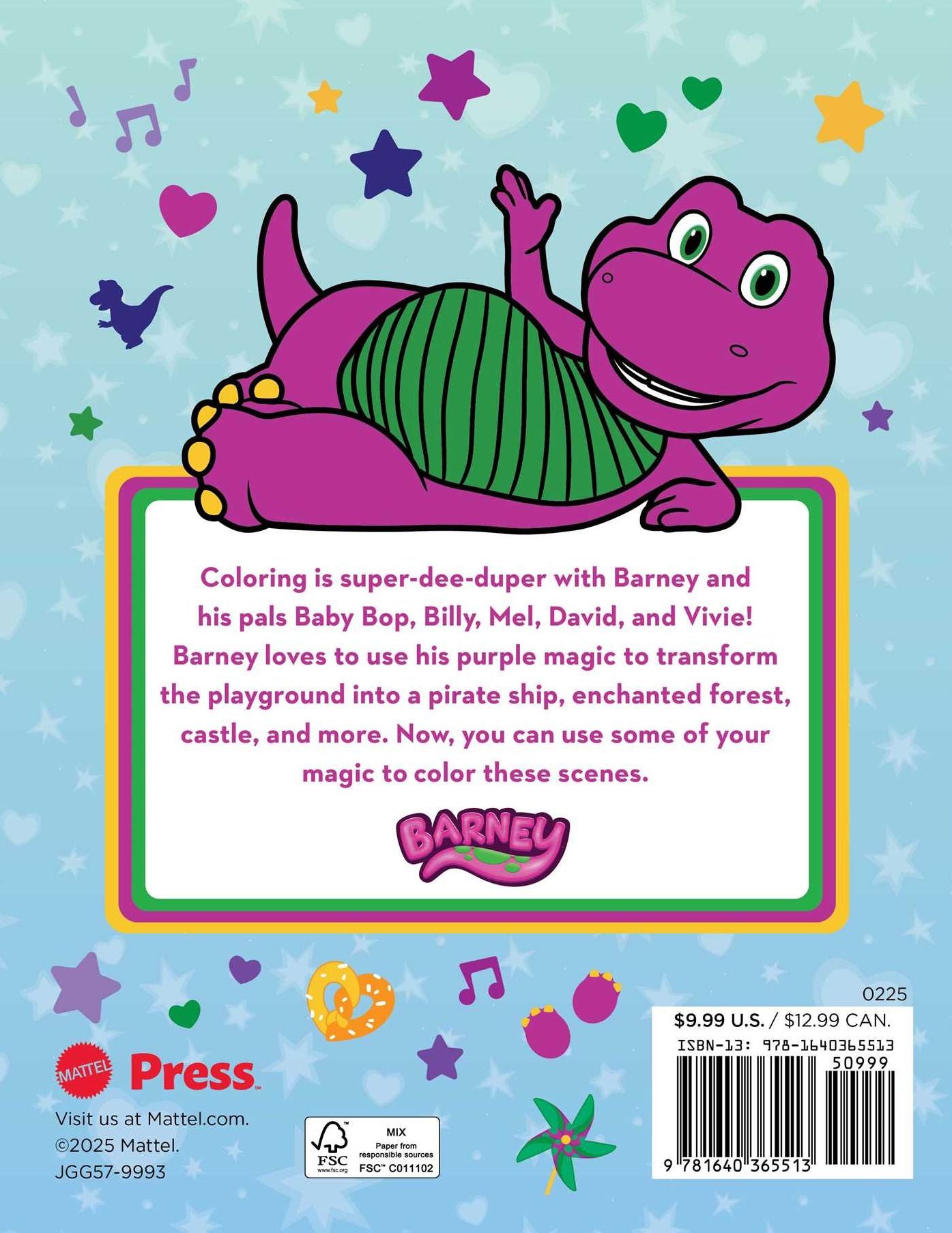 Barney: Giant Coloring Book