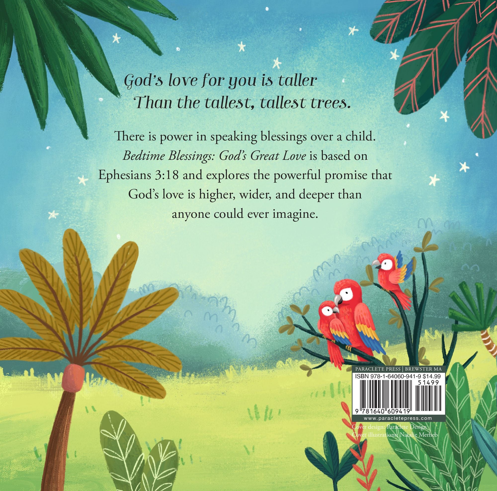 God's Great Love: (part of the Bedtime Blessings series) - Adorable jungle animals and rhyming verse, perfect for grandchild, new baby and toddler gifts
