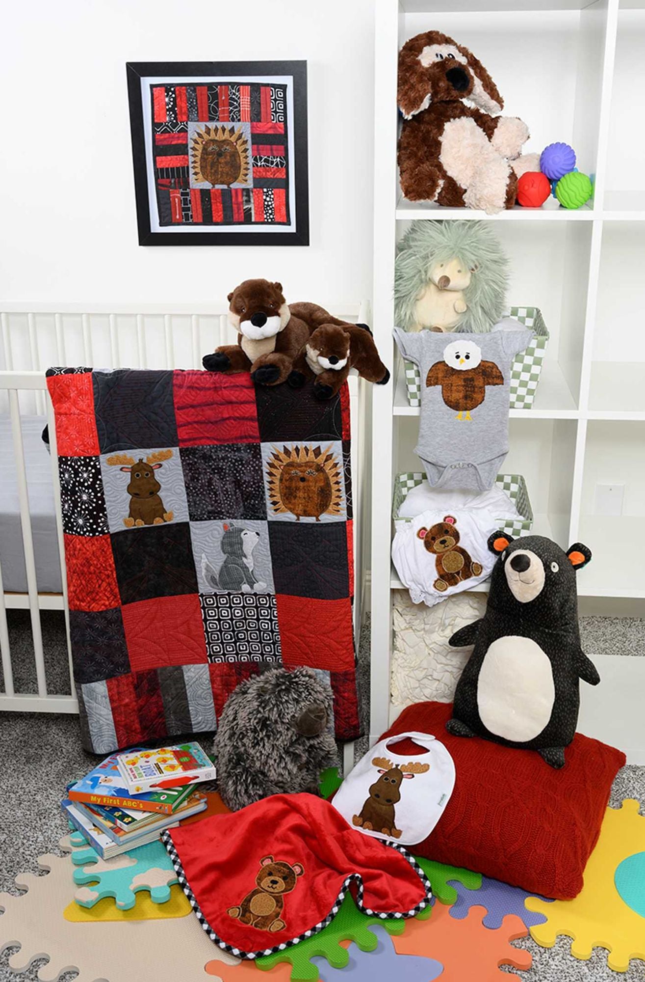 Sew Penguins, Puppies, Porcupines... Oh My!: 39 Baby Animals; Quilts, Bibs, Blankies & More!