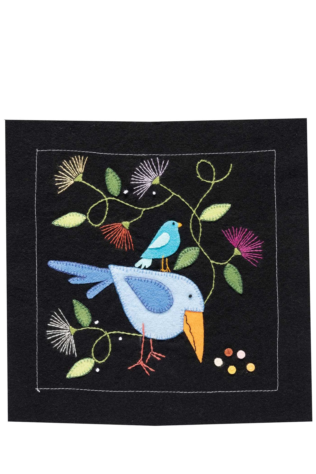 Folk Art Garden Appliqué Sampler: Fanciful Wool Blocks to Stitch
