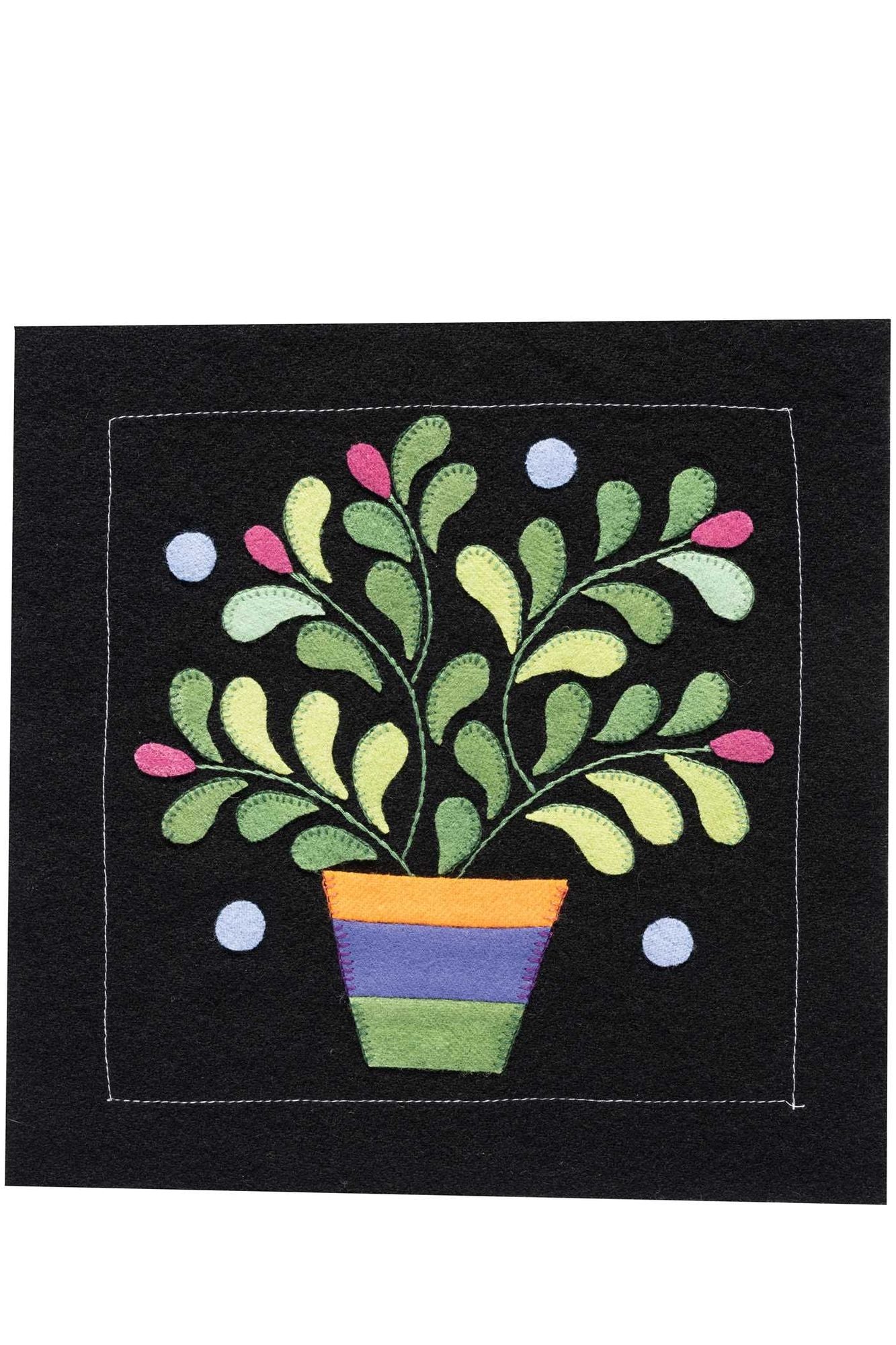 Folk Art Garden Appliqué Sampler: Fanciful Wool Blocks to Stitch