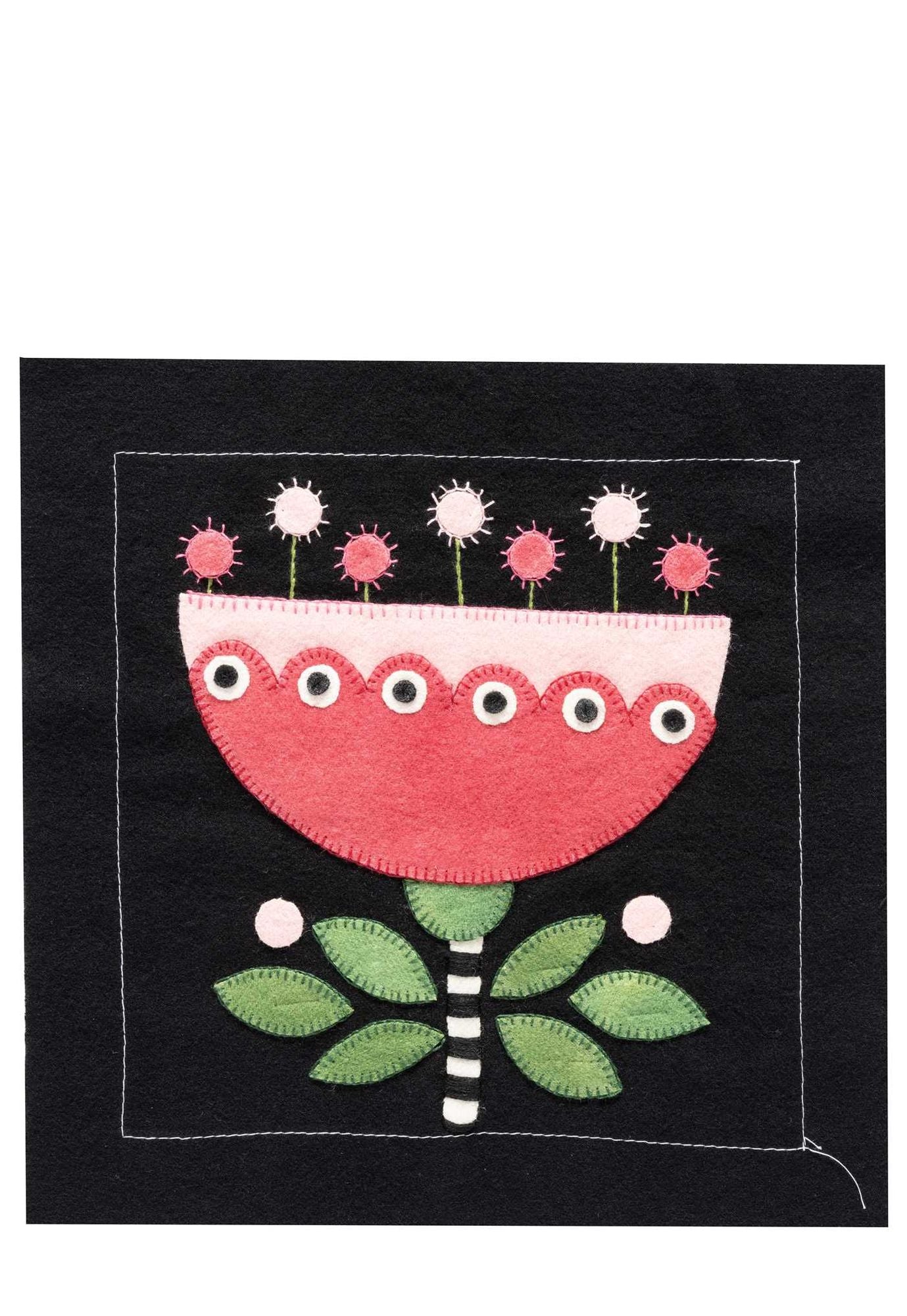 Folk Art Garden Appliqué Sampler: Fanciful Wool Blocks to Stitch