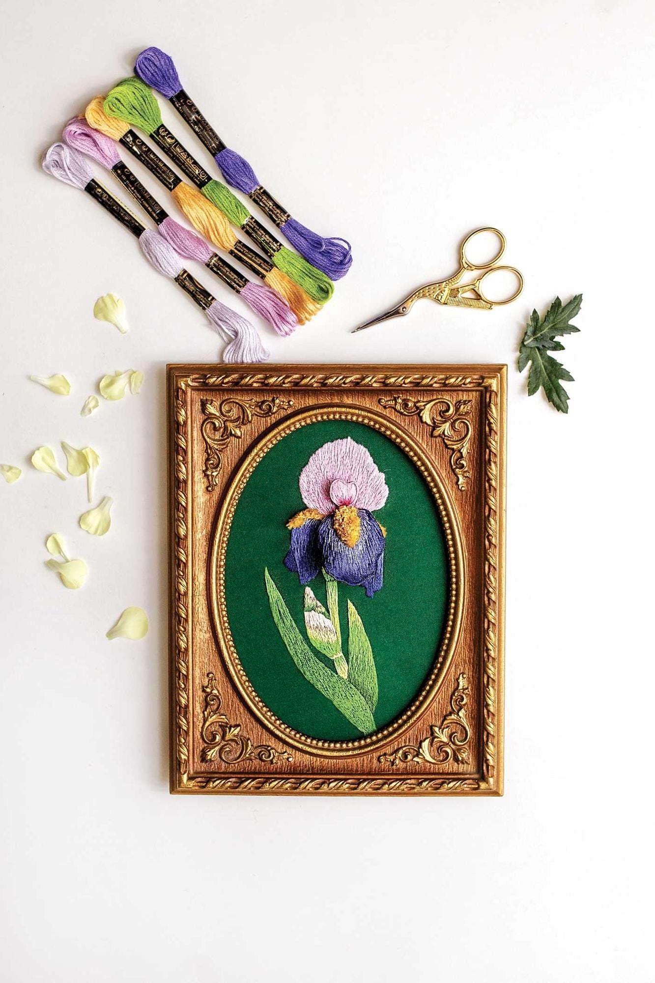 Stumpwork Embroidery & Thread Painting: Stitch 3-D Nature Motifs