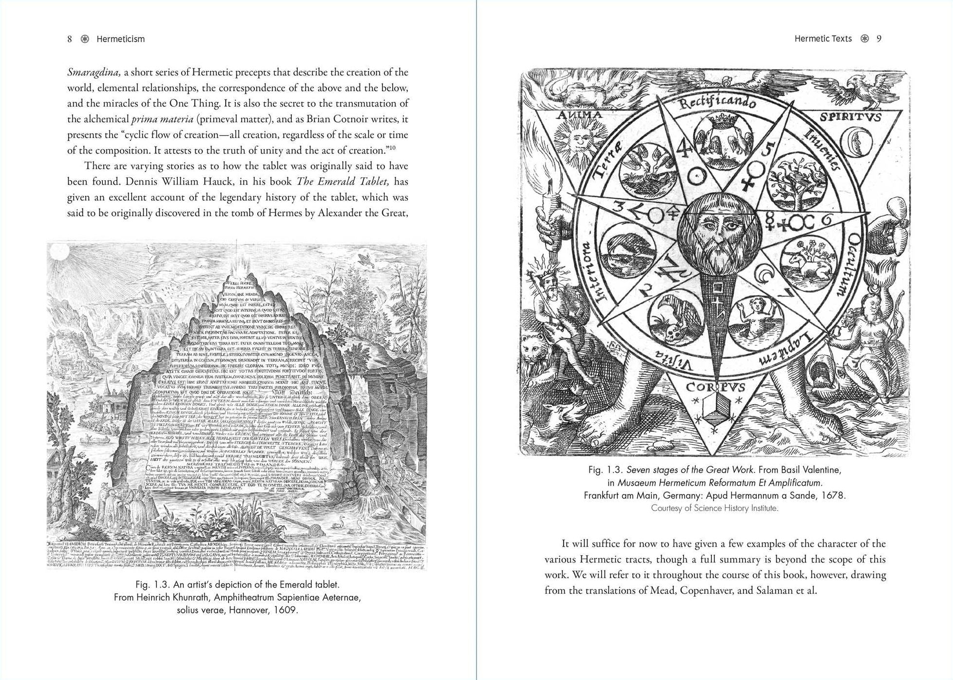 Hermetic Philosophy and Creative Alchemy: The Emerald Tablet, the Corpus Hermeticum, and the Journey through the Seven Spheres