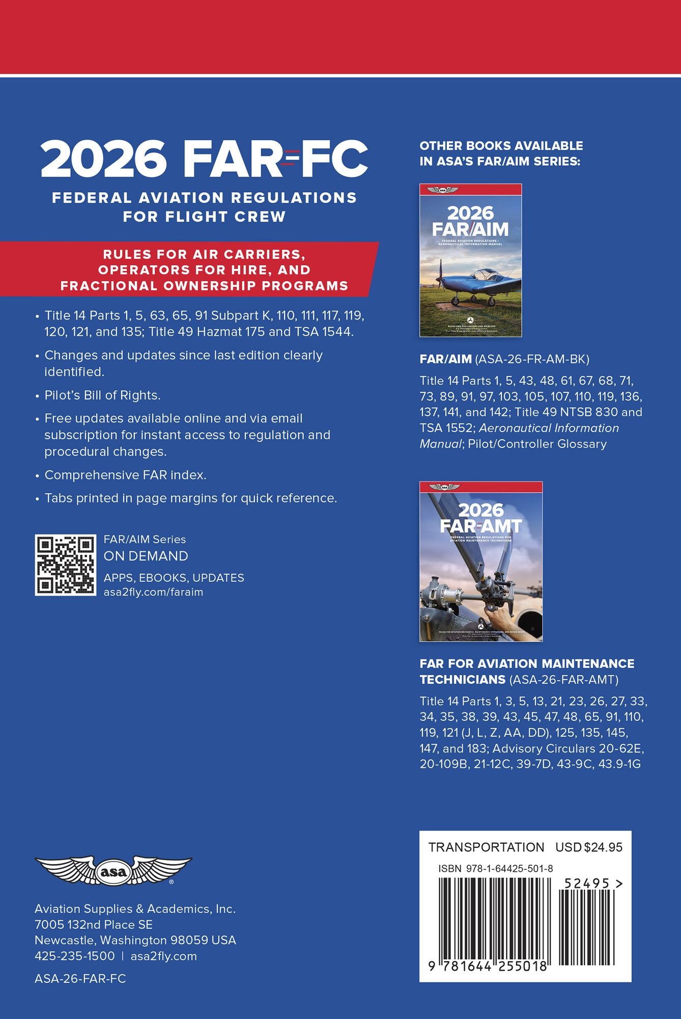 FAR-FC 2026: Federal Aviation Regulations for Flight Crew
