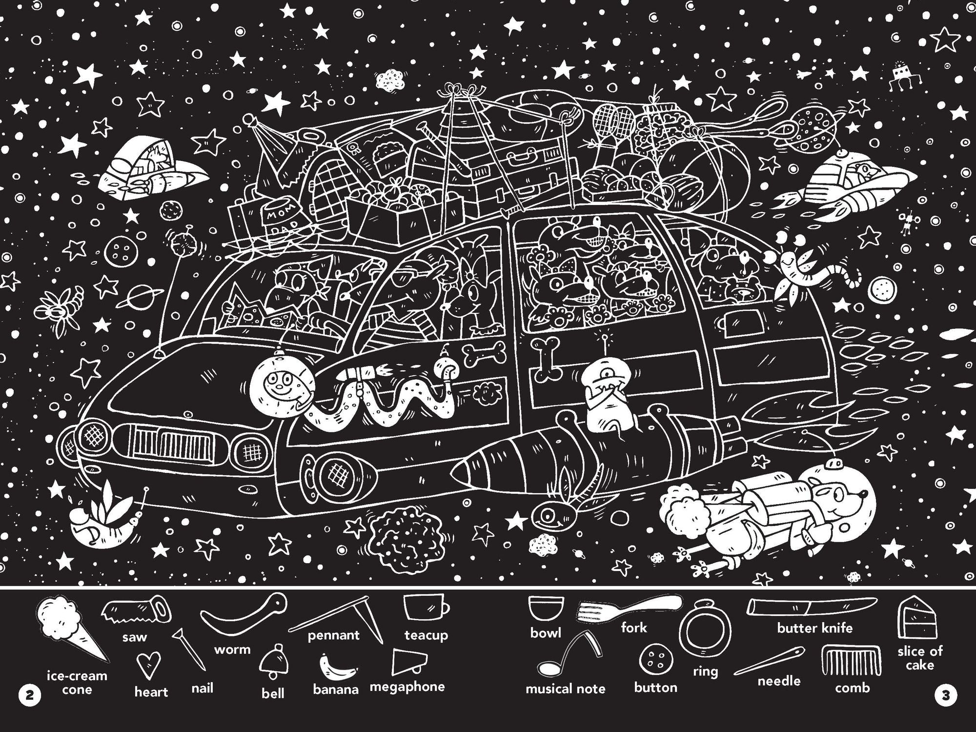 Space Hidden Pictures Puzzles to Highlight: Space-Themed Hidden Pictures Activity Book for Kids with Neon Highlighter Puzzles
