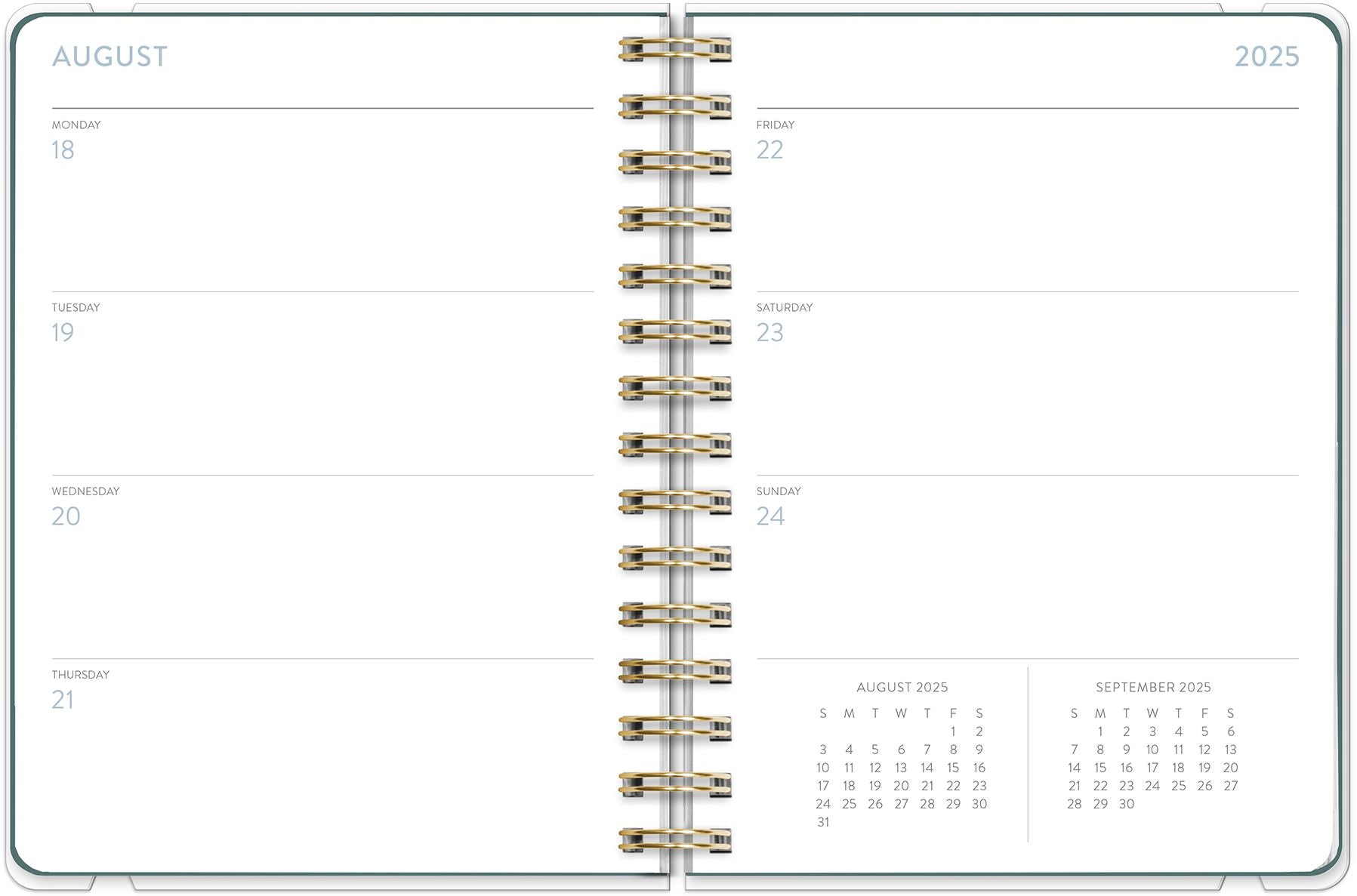 2025-2026 Birds & Blooms Deluxe Compact Flexi Planner 17m Exclusive