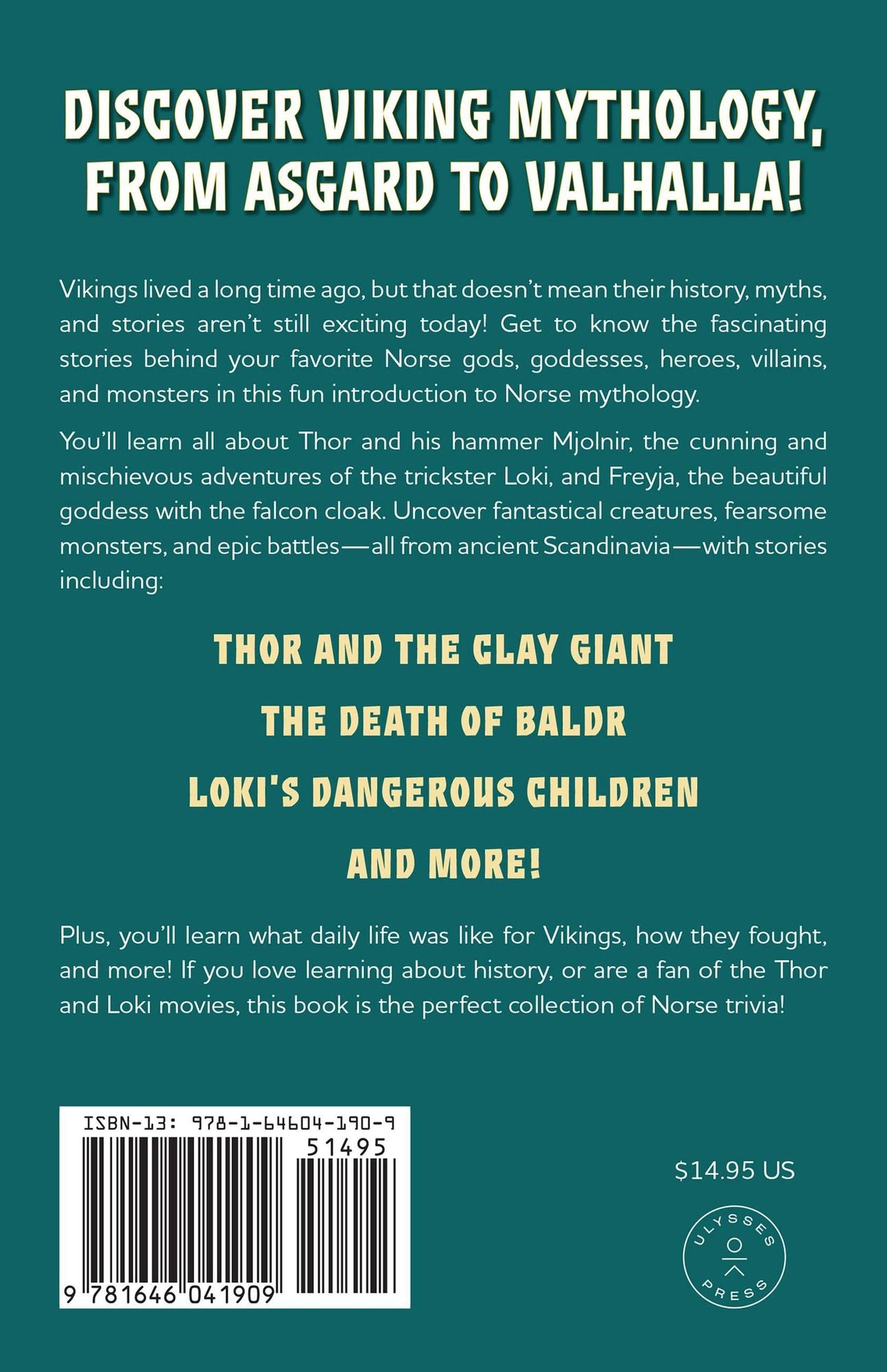 Introduction to Norse Mythology for Kids: A Fun Collection of the Greatest Heroes, Monsters, and Gods in Norse Myth