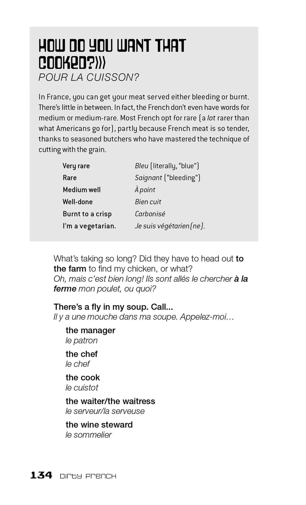 Dirty French: Everyday Slang from What's Up? to F*%# Off!