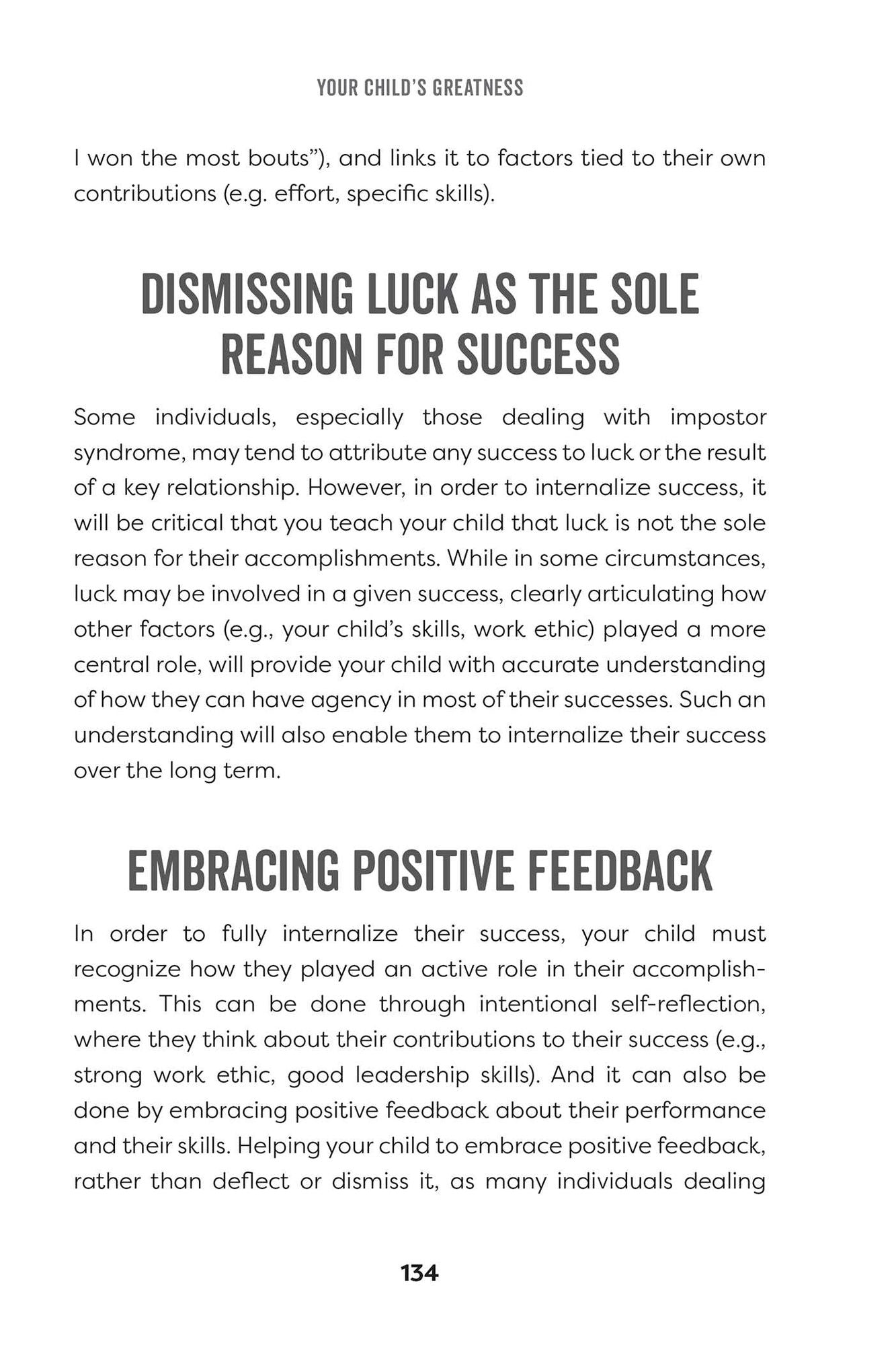 Your Child's Greatness: A Parent's Guide to Raising Children without Imposter Syndrome