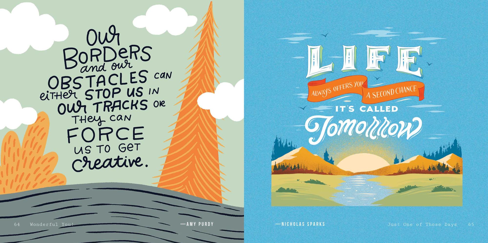 Wonderful You!: 100 Inspirational Quotes for a Little Pop of Joy