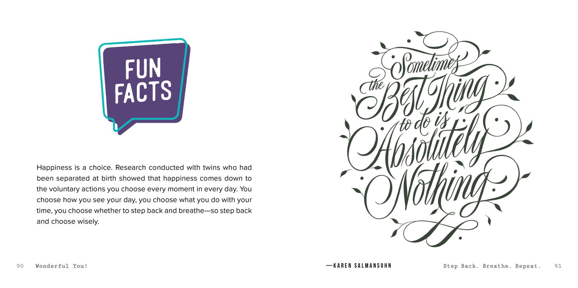 Wonderful You!: 100 Inspirational Quotes for a Little Pop of Joy