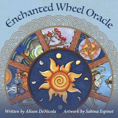 Enchanted Wheel Oracle: 45 Round Cards with Hand-Painted Art- Explore Spiritual Pathways, Portals, and Elemental Energy with the Celtic Wheel of the Year, Cycles of Nature, Includes 128-Page Illustrated Guidebook for Oracular Readings
