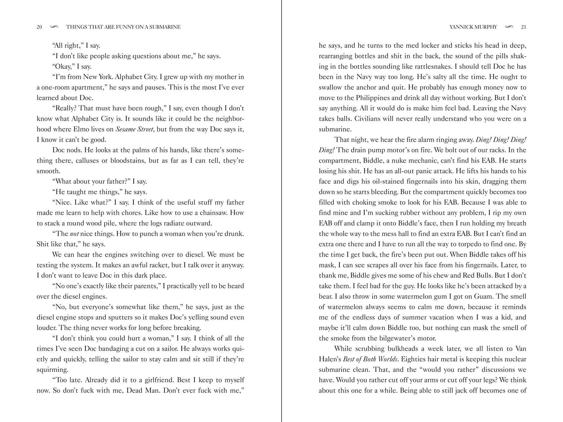 Things That Are Funny on a Submarine But Not Really: A Novel