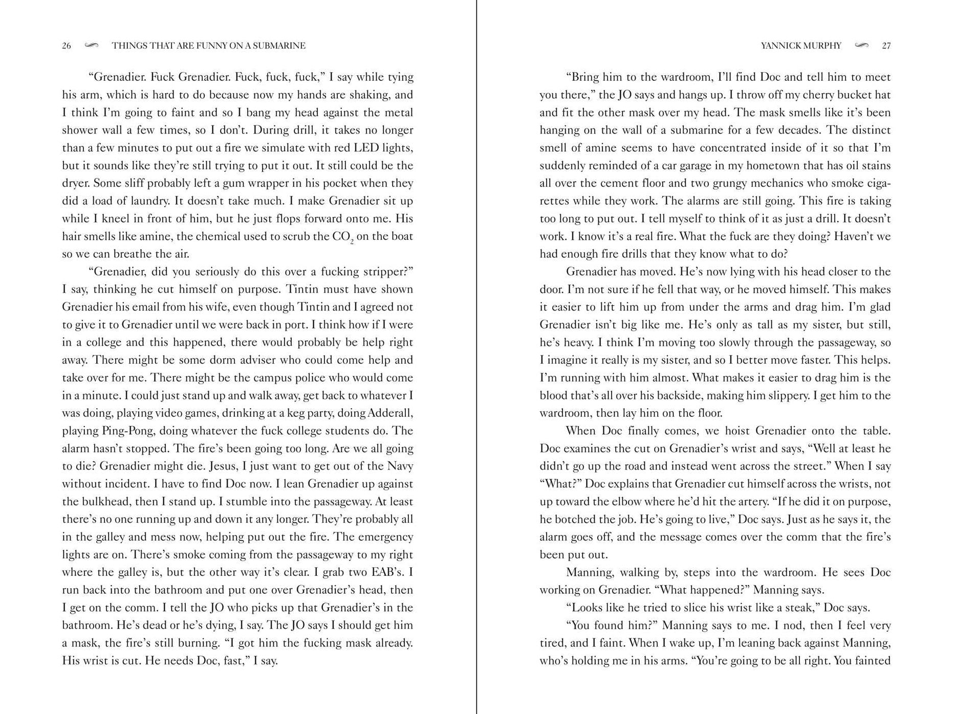 Things That Are Funny on a Submarine But Not Really: A Novel