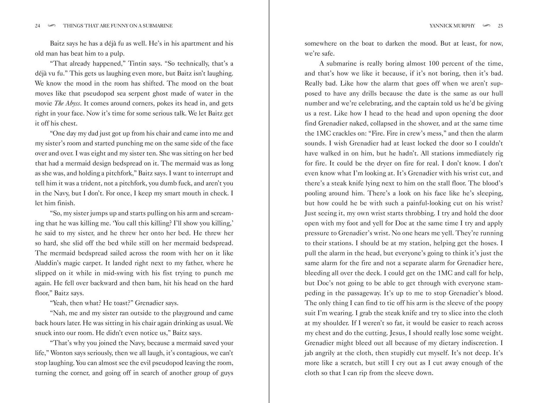 Things That Are Funny on a Submarine But Not Really: A Novel